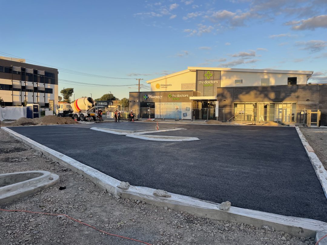 Commercial carpark in Tauranga