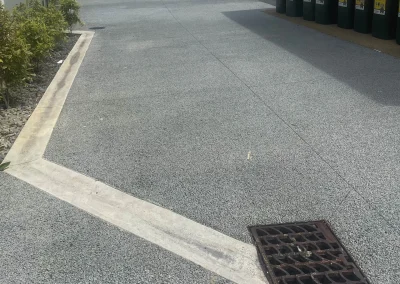 Permeable Concrete New Zealand farmhouse driveway low carbon solution