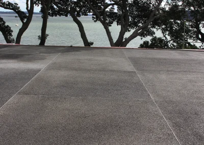 Permeable Concrete New Zealand herne bay luxury property low carbon paving