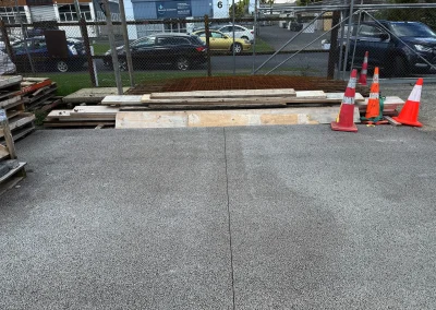 Permeable Concrete New Zealand installation team sustainable concrete pouring